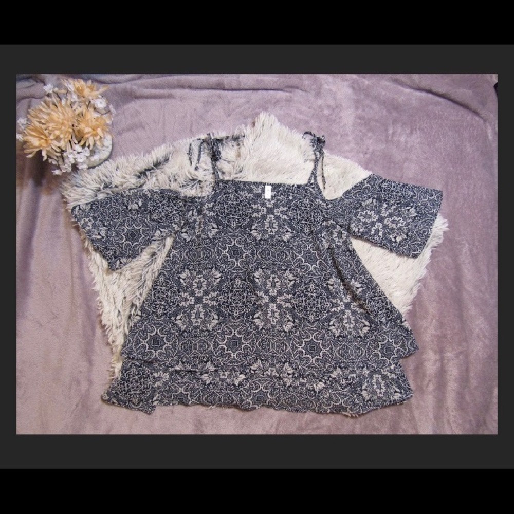 Paisley printed top